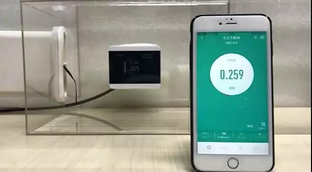 一分钟实验：Airwin新风TVOC净化能力模拟演示！(图2)