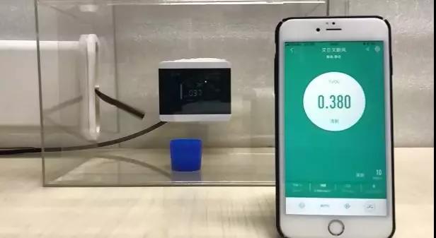 一分钟实验：Airwin新风TVOC净化能力模拟演示！(图7)